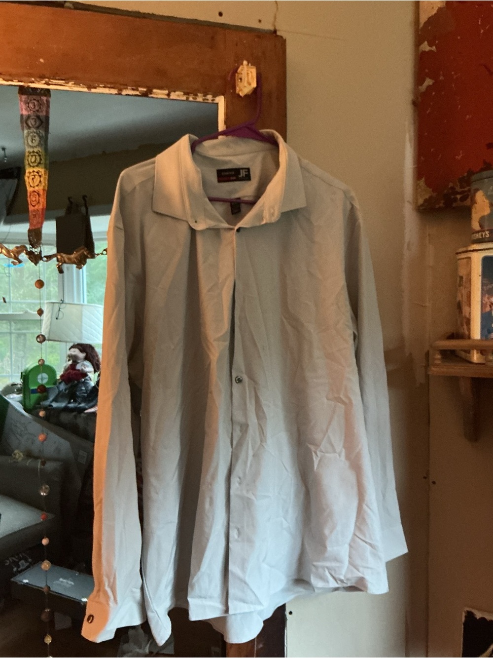 jf j.ferrar Light Blue Casual Shirt Jacket